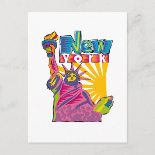 自由の女神 ポストカード (正面)