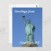 自由の女神 ポストカード (正面/裏面)
