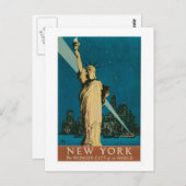 自由の女神 ポストカード (正面/裏面)