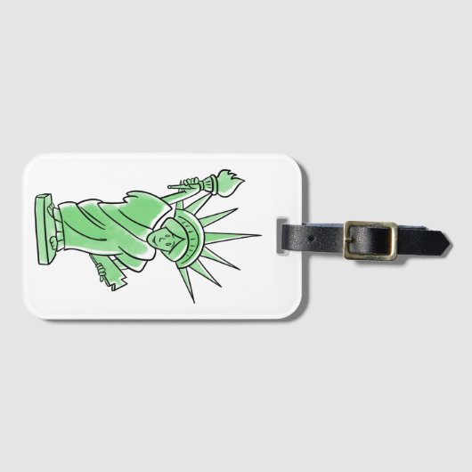 自由の女神 ラゲッジタグ (正面横)