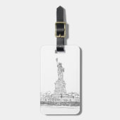 自由の女神 ラゲッジタグ (正面縦)