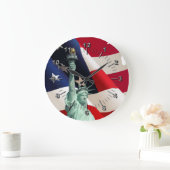 自由の女神 ラージ壁時計 (ホーム)