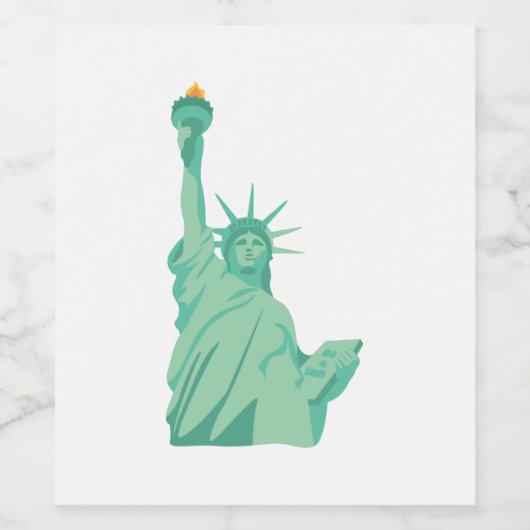 自由の女神 ワインラベル (シングルラベル)