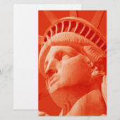 自由の女神 便箋 (正面/裏面)