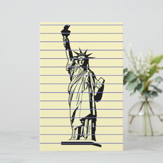 自由の女神 便箋 (スタンド正面)
