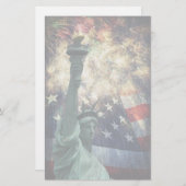 自由の女神 便箋 (正面/裏面)