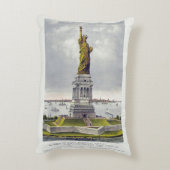 自由の女神、偉大なバルトルディ像 アクセントクッション (裏面(縦))