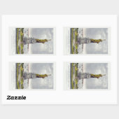 自由の女神、偉大なバルトルディ像 長方形シール (シート)