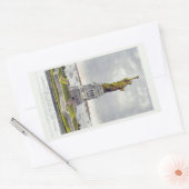 自由の女神、偉大なバルトルディ像 長方形シール (封筒)