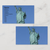 自由の女神 名刺 (正面/裏面)