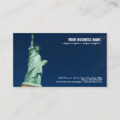自由の女神 名刺 (裏面)