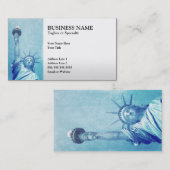 自由の女神 名刺 (正面/裏面)