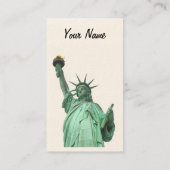 自由の女神 名刺 (裏面)