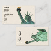 自由の女神 名刺 (正面/裏面)