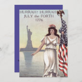 自由の女神 招待状 (正面/裏面)