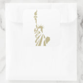 自由の女神 – 新しいコロッソス愛国詩 スクエアシール (バッグ)