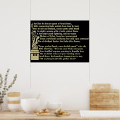 自由の女神 – 新しいコロッソス愛国詩 ポスター (キッチン)