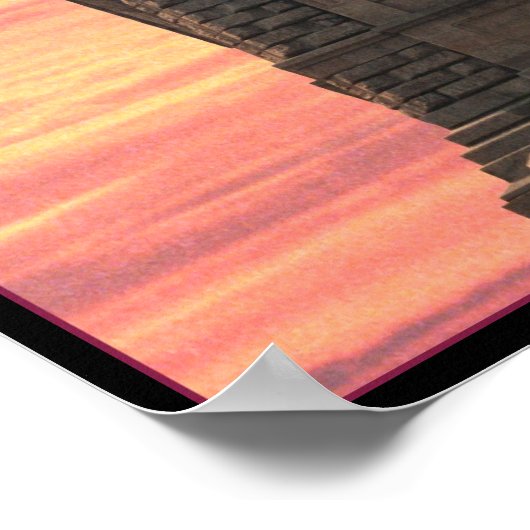 自由の女神/日没 ポスター (角)