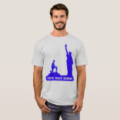 自由の女神,真実の平和と調和 Tシャツ (正面フル)