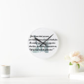 自由の女神-私にあなたの疲れた…与えて下さい ラウンド壁時計 (ホーム)