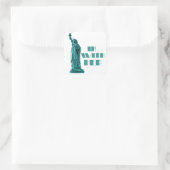 自由の女神「私は彼女と一緒にいる」 スクエアシール (バッグ)