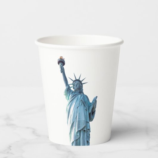 自由の女神 紙コップ (裏面)