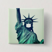 自由の女神 缶バッジ (正面)