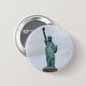 自由の女神 缶バッジ (正面&裏面)
