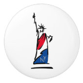 自由の女神/自由の女神ストライプ セラミックノブ (正面)