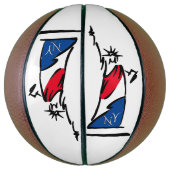 自由の女神/自由の女神ストライプ バスケットボール (縦)