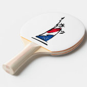 自由の女神/自由の女神ストライプ 卓球ラケット (正面アングル)