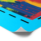 「自由の女神」黒線のポスタープリント ポスター (角)