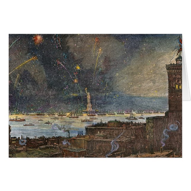 自由の女神， 1886 (正面横)