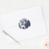 自由の女神 Hail Liberty ラウンドシール (封筒)