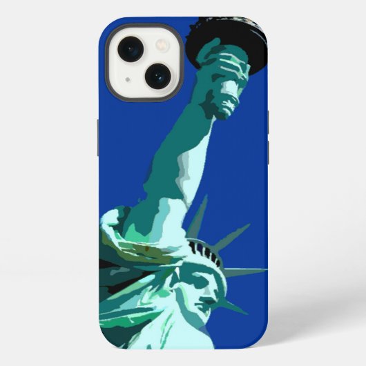 自由の女神 iPhoneケース (裏面)