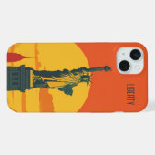 自由の女神 iPhoneケース (裏面横)