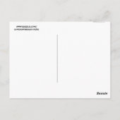 自由の女神NYCサンセットポストカード ポストカード (裏面)