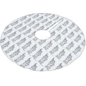 自由の女神NYCライトニューヨークのランドマーク ブラッシュドポリエステルツリースカート (アングル)