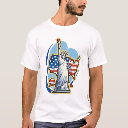 自由の女神Tシャツ Tシャツ (正面)