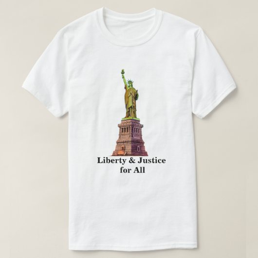自由の女神Tシャツ Tシャツ (デザイン正面)