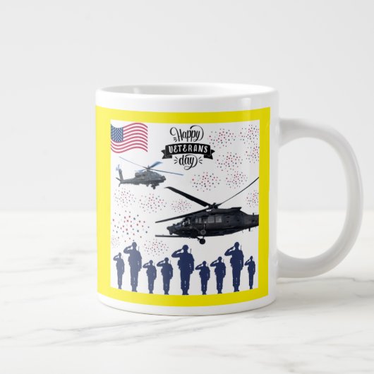 自由の守護者 イエロー ジャンボコーヒーマグカップ (右)