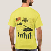 自由の守護者 イエロー Tシャツ (裏面)