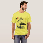 自由の守護者 イエロー Tシャツ (正面フル)