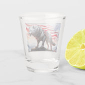 「自由の守護者:愛国狼」 ショットグラス (裏面)