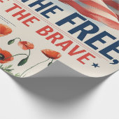 自由の家、勇敢のために ラッピングペーパー (角)