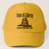 自由の専制政治の応答のチーム帽子の息子 キャップ (正面)