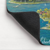 自由の島、ニューヨーク マウスパッド (コーナー)