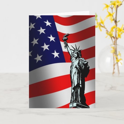 自由の市民権カード カード (黄色い花)