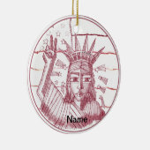 自由の平和 セラミックオーナメント (右)