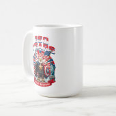自由の年数 愛国的なコーヒーマグ コーヒーマグカップ (正面左)